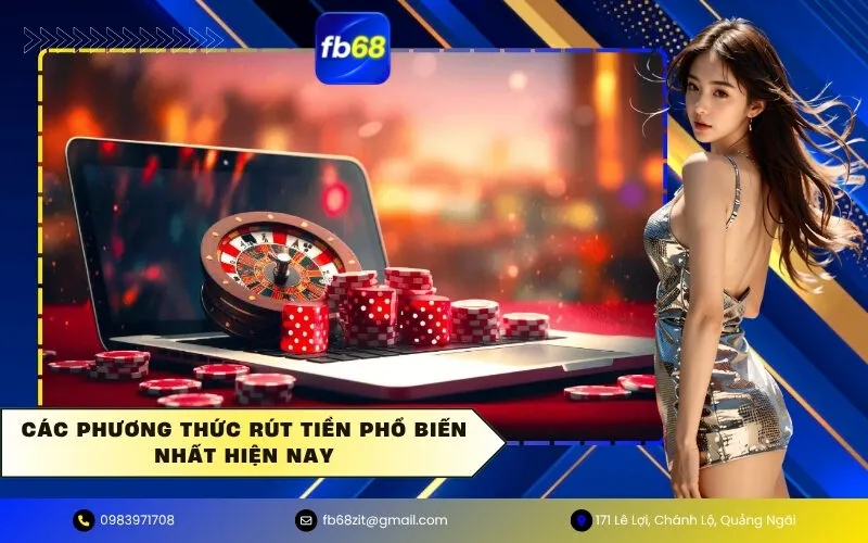 Các phương thức rút tiền phổ biến nhất hiện nay