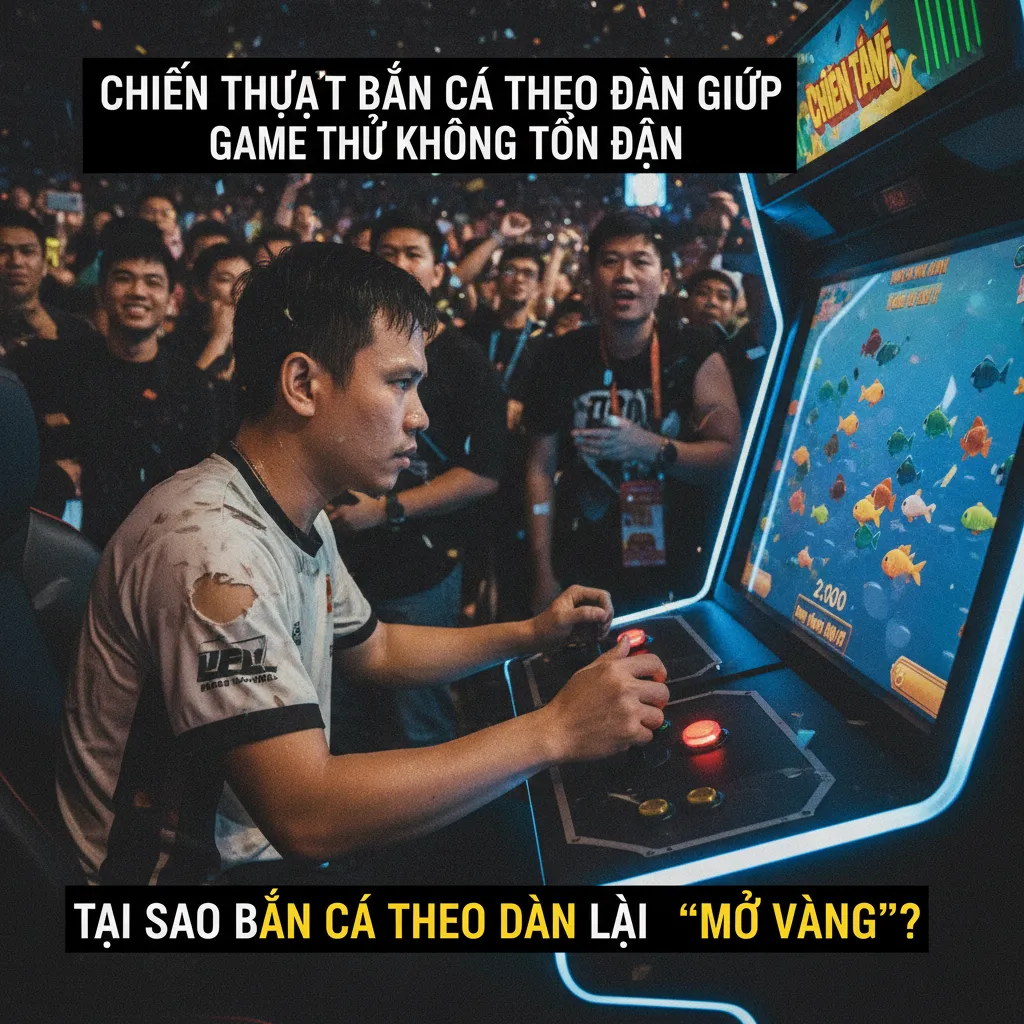 Nhắm vào tâm điểm bầy cá để tối ưu sát thương