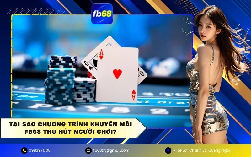 Tại sao chương trình khuyến mãi FB68 thu hút người chơi?