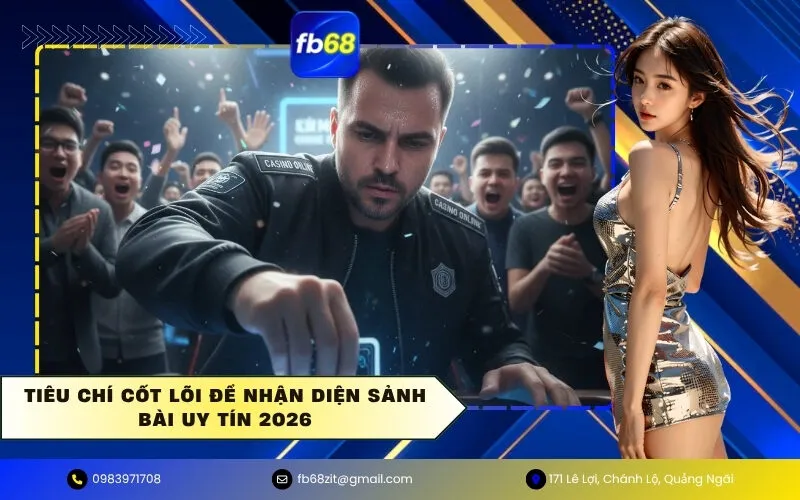 Tiêu chí cốt lõi để nhận diện sảnh bài uy tín 2026