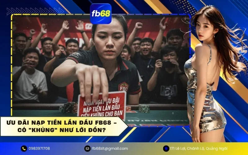 Ưu đãi nạp tiền lần đầu FB68 - Có khủng như lời đồn